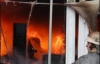 В Днепропетровске горели магазины и ресторан (ФОТО)