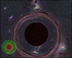 Ученые показали мир изнутри черной дыры