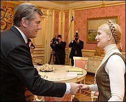 Ющенко задоволений Тимошенко 