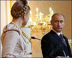 Путин ожидает на Тимошенко на следующей неделе