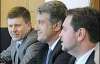 На встрече с Платини Ющенко угощали суши (ФОТО)