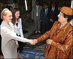 Тимошенко випросила у Каддафі 600 тисяч тонн нафти