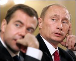 Путин вместе с Медведевым смотрели футбольный матч