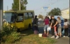 В Киеве маршрутка с пассажирами попала в ДТП (ФОТО)