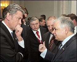 Между Ющенко и Качиньским &amp;quot;пробежала черная кошка&amp;quot;
