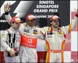 Формула-1. Хэмилтон выиграл Гран-при Сингапура