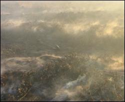 В Полтавской спасатели шестые сутки гасят торфяные пожары