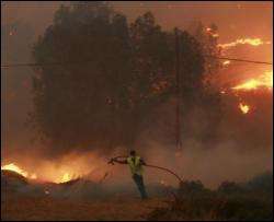 В Греции снова бушуют лесные пожары