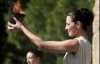 Самая красивая женщина Греции зажгла Олимпийский огонь (ФОТО)