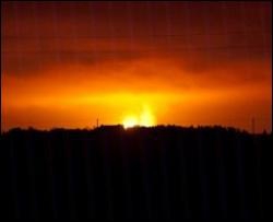 Пожар на литовском газопроводе был видно за несколько десятков километров