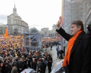 Ющенко збере Майдан і не боїться поширення епідемії
