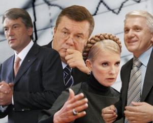 Яценюк потерял третье место симпатий избирателей