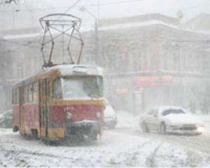 В Киеве приостановлено движение трамваев