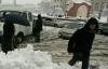 Киев потопает в снежных заносах (ФОТО)