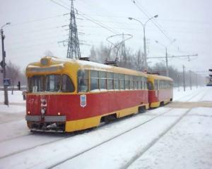 В Харькове половина трамваев вышли на маршруты, несмотря на забастовку
