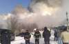 В Луганске горит гофротарный комбинат, есть пострадавшие (ФОТО)