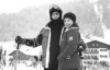 Владу Литовченко муж повез кататься на лыжах