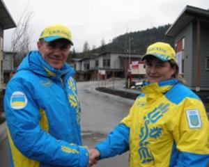 Флаг Украины в Ванкувере понесет саночница