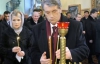 Тимошенко развели с Януковичем возле памятника афганцам (ФОТО)