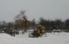 Снег парализовал целый автопарк на черниговщине