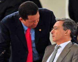 Уго Чавес полаявся з президентом Колумбії