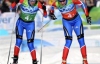 Российская лыжница порвала штаны при передаче эстафеты