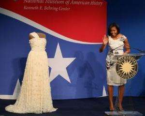 Платье Мишель Обамы стало музейным экспонатом