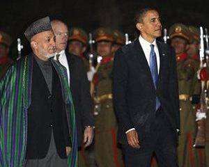 Обама ночью прилетел в Афганистан