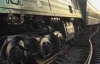 На Донбассе с рельсов сошел российский пассажирский поезд