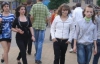 На День Європи вінничани ходили з розмальованими обличчями (ФОТО)