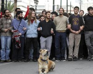 В Греции на улицы вышли тысячи демонстрантов