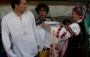 Во Львове сборную Украины одели в вышиванки (ФОТО)