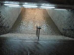 В столице Польши наводнение затопило метро