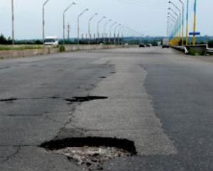 В Днепродзержинске жара закрыла мост через Днепр