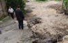 В Черновцах оползень разрушил железнодорожные пути на Балканы (ФОТО)