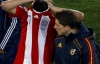 Футболист сборной Парагвая натянул футболку на голову (ФОТО)
