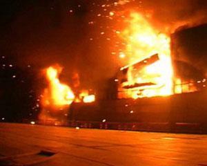 Ночью в Киеве горели склады Минобороны