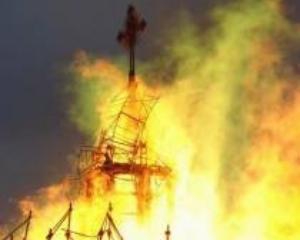 У Луганську спалили церкву Київського патріархату