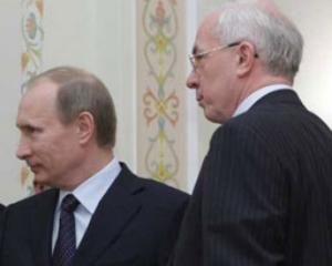 Путіна не влаштовує Азаров і дружба Януковича з Лукашенком