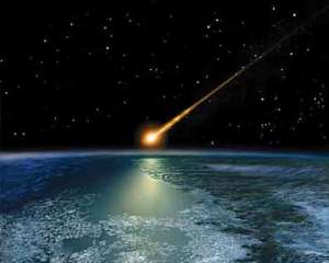 На землю падает тысяча метеоритов