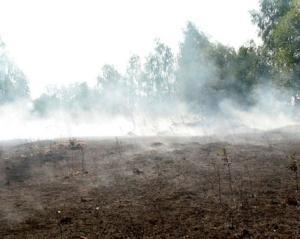 Из-за неизвестного лица на Черниговщине горит 25 га торфяников
