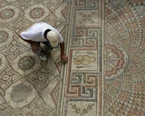В Ерихоне показали самую большую в мире мозаику возрастом 1200 лет