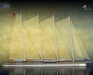 Самую большую в мире парусную яхту длинной 142 м постоят в Турции