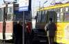 В Луганске 2 трамвая раздавили иномарку 