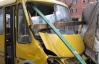 В центре Киева водитель маршрутки разбил 6 машин (ФОТО)
