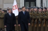 Януковича встретили в Польше на крыльце