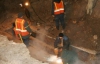 Теплотрасу у столиці під час ремонту прорвало знову (ФОТО)