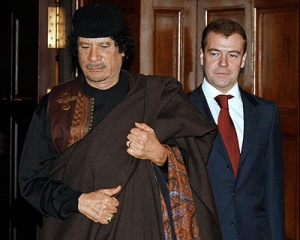 Медведєв заборонив Каддафі і його родичам в&#039;їжджати у Росію