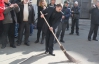 Возле администрации Януковича "сжигали" Могилева