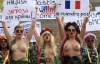 Солдатки з FEMEN рвали на собі майки і грудьми відлякували фашистів